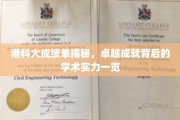 港科大实力解析，揭秘学术卓越背后的秘密宝藏