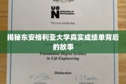 揭开东安格利亚大学成绩单背后的神秘面纱