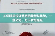 学位证书之光，工学院学子荣耀征程，梦想启航之旅