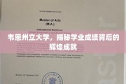 探寻韦恩州立大学卓越学业的璀璨成果