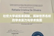 解码杜伦辉煌，一窥世界顶尖大学的学术风采与学术气息