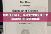 加州理工学霸秘籍大公开，揭秘学霸们的成绩单奥秘
