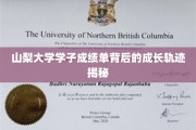 山梨学子成长足迹，揭秘成绩单背后的蜕变之旅
