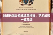 加州长滩分校学霸风采，一纸成绩单见证卓越学术实力