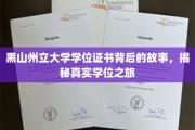 黑山州立大学证书背后的传奇，揭秘学位之旅的点点滴滴