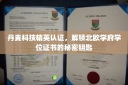 解锁北欧学府学位认证的丹麦科技精英密钥！