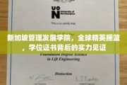 新加坡管理发展学院，培养全球精英的摇篮，学位证书彰显实力与魅力