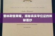 揭开普林斯顿荣耀背后的学位证之谜